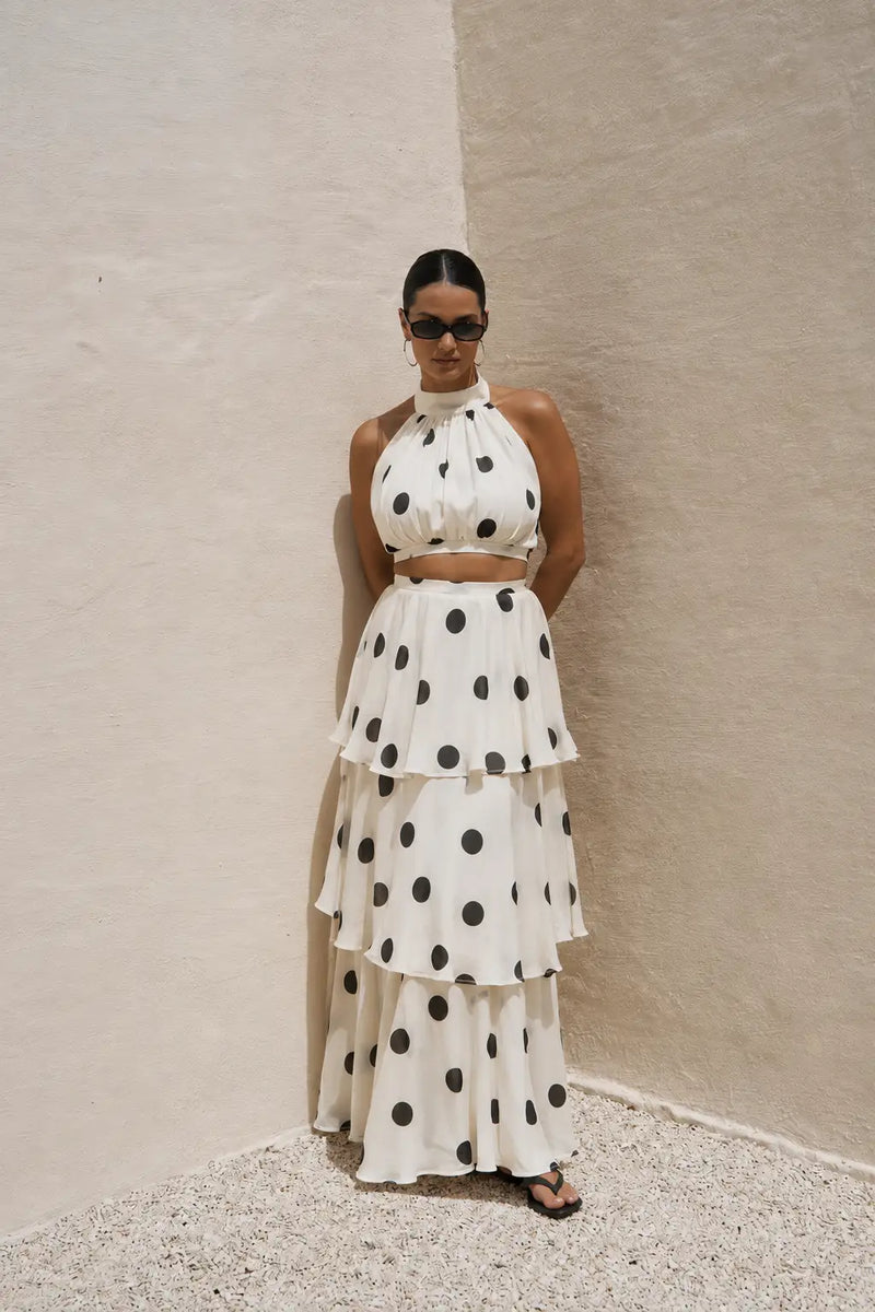 Polka Dot Skirt Set