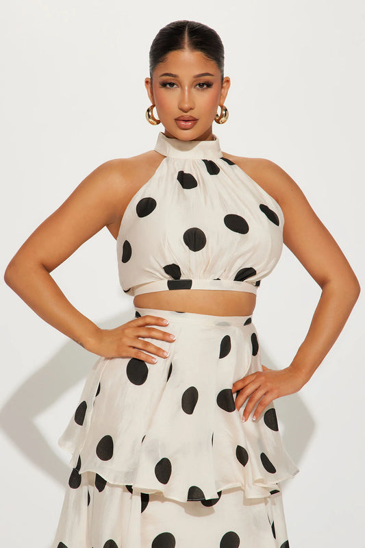 Polka Dot Skirt Dress
