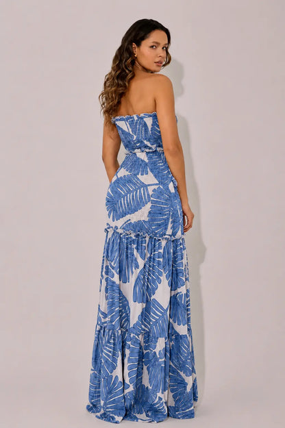 Robe longue fluide