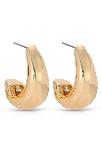 Golden Hoop Earrings