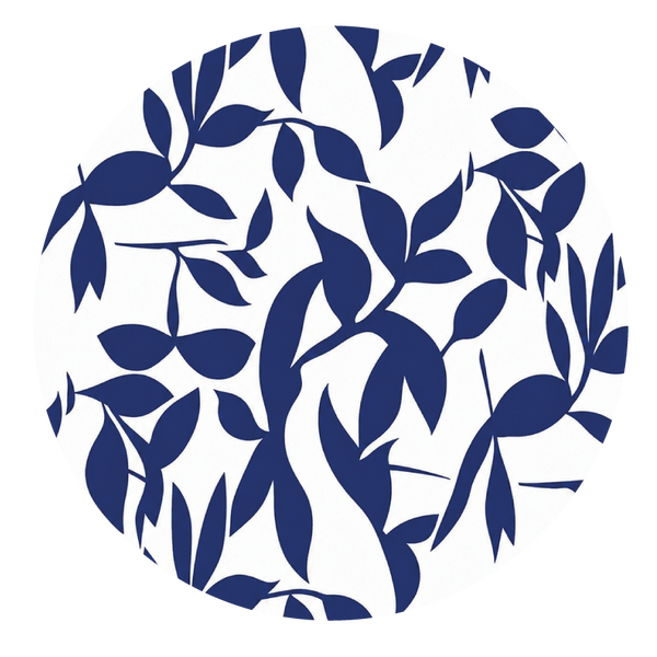 Crêpe bleu abstrait