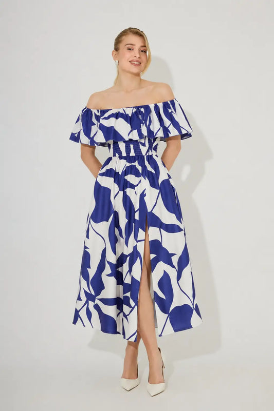 Sunsets Abstract Maxi Dress